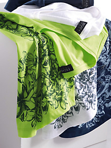 Escada Sport - Round neck top with an opulent floral motif