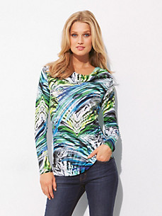 Escada Sport - Top with long sleeves and waterfall neckline