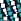 Black/Turquoise